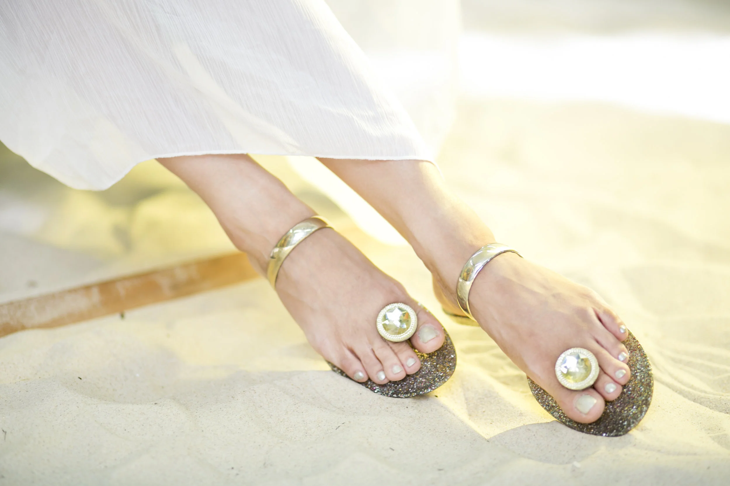 shaizy sy shoes silver gold glitter shoes beautiful womens ballet sandals summer beach thongs slippers flats