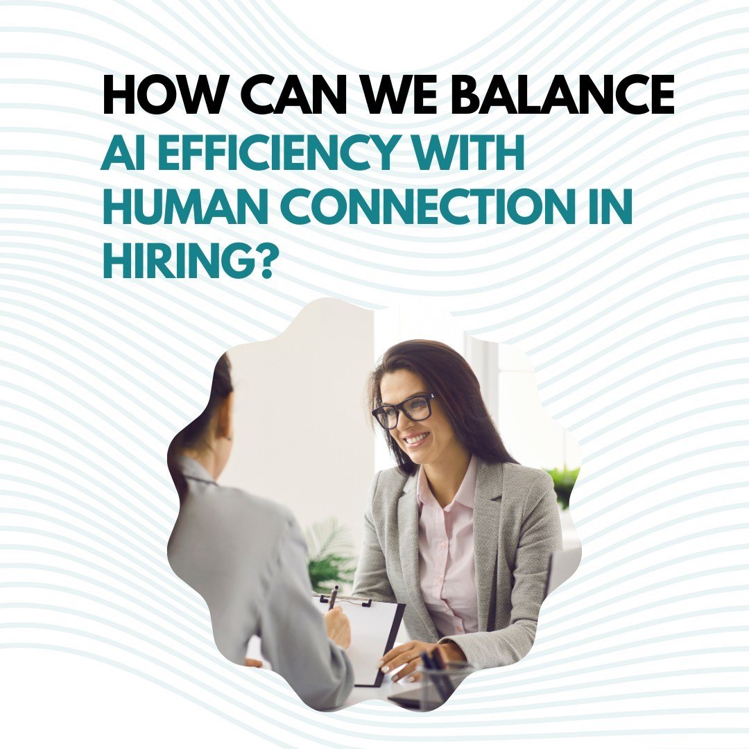 How can we maintain the delicate balance between AI efficiency and human connection in the hiring process? ⁠
⁠
While AI offers remarkable capabilities for screening resumes and conducting initial assessments, it's crucial not to overlook the importan