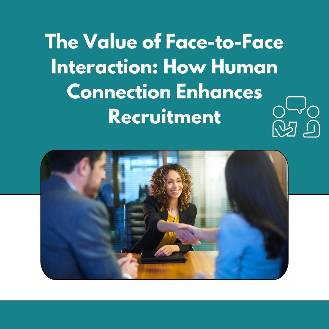 Seeking the best talent for your team?⁠
⁠
As HR professionals, we understand the importance of human connection in every aspect of the recruitment journey. 💡 ⁠
⁠
Face-to-face interaction offers a unique opportunity to gauge not just a candidate's sk