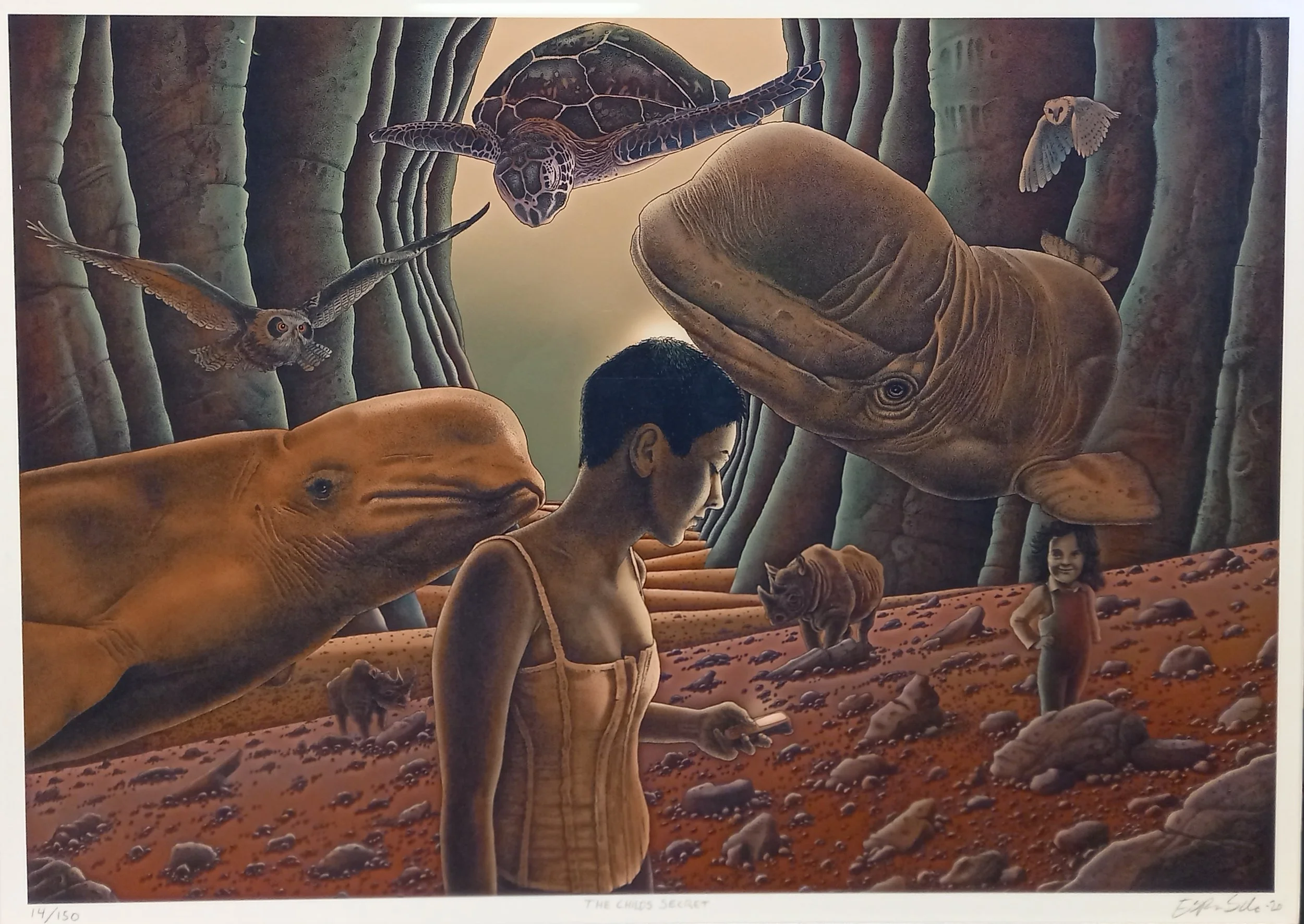 Espen Schei ,,The childs secret%22, D.G.A., 53x74cm.m 3990 kr..jpg