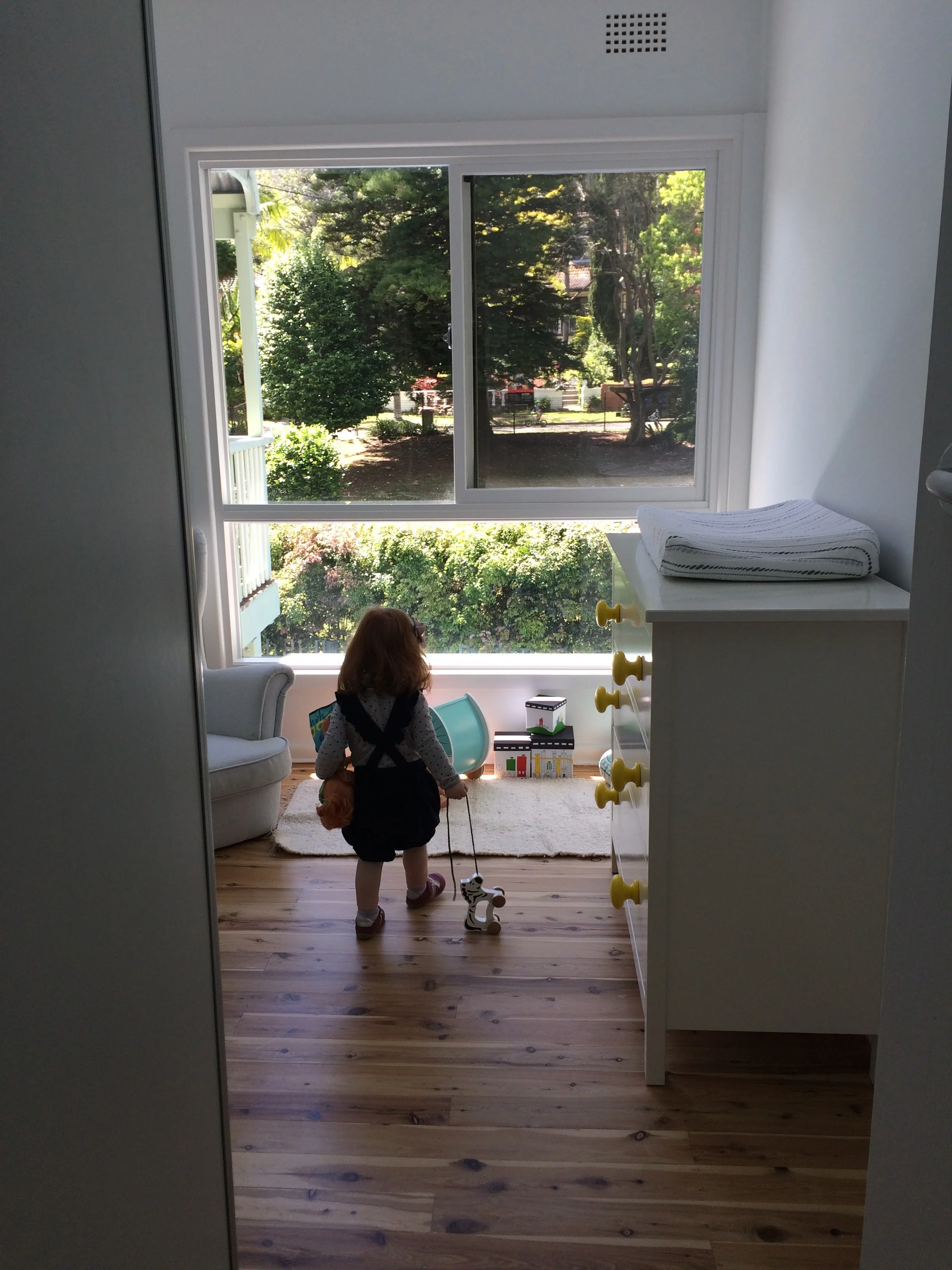 NEW BEDROOM FOR OUR LITTLE ONE - GREAT VIEWS TO THE LEAFY FRONT GARDEN