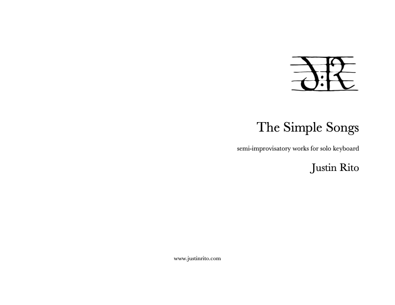 the simple songs — Justin Rito