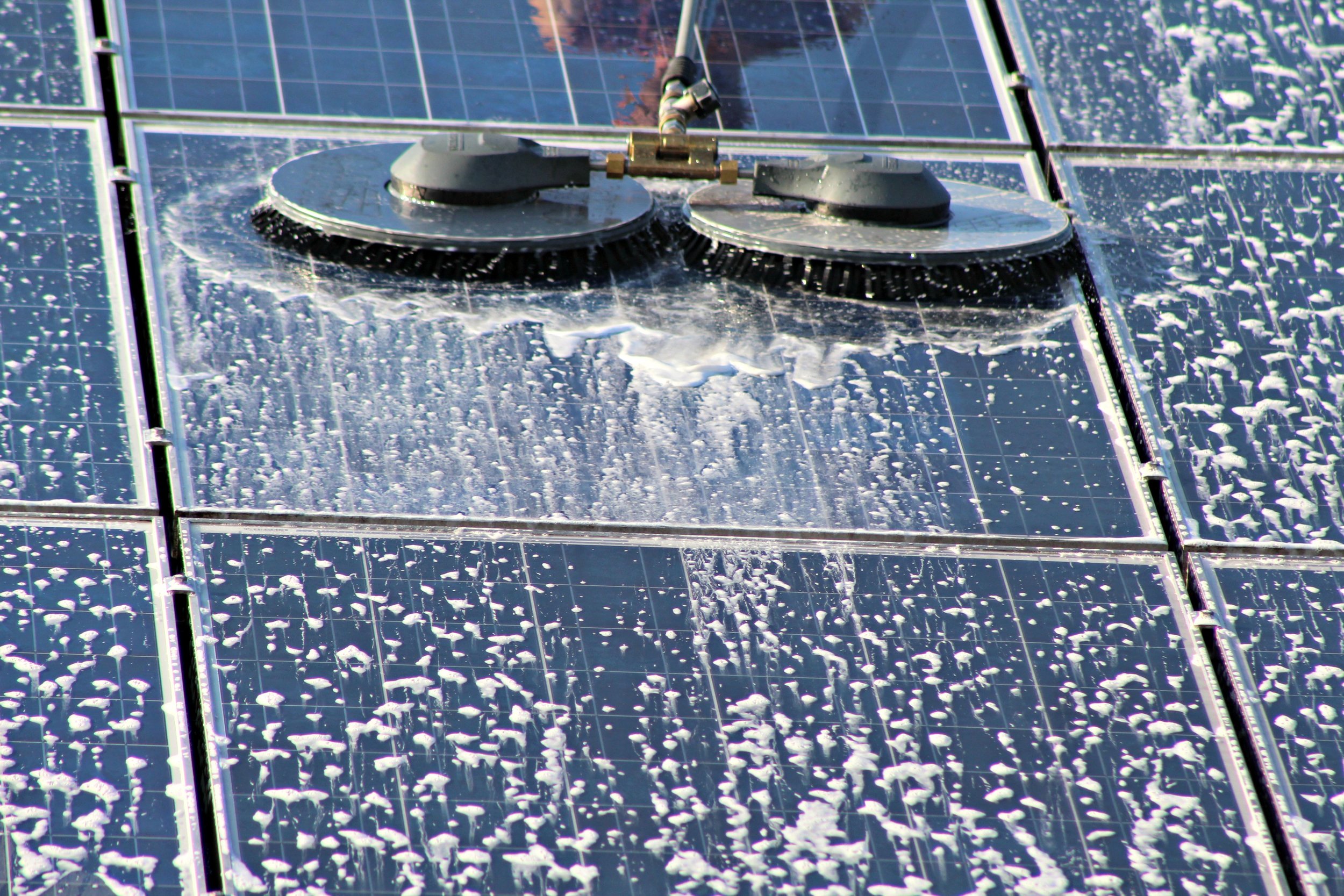 Burnishing Neutral Package Solar Panel Cleaner Solar Panel