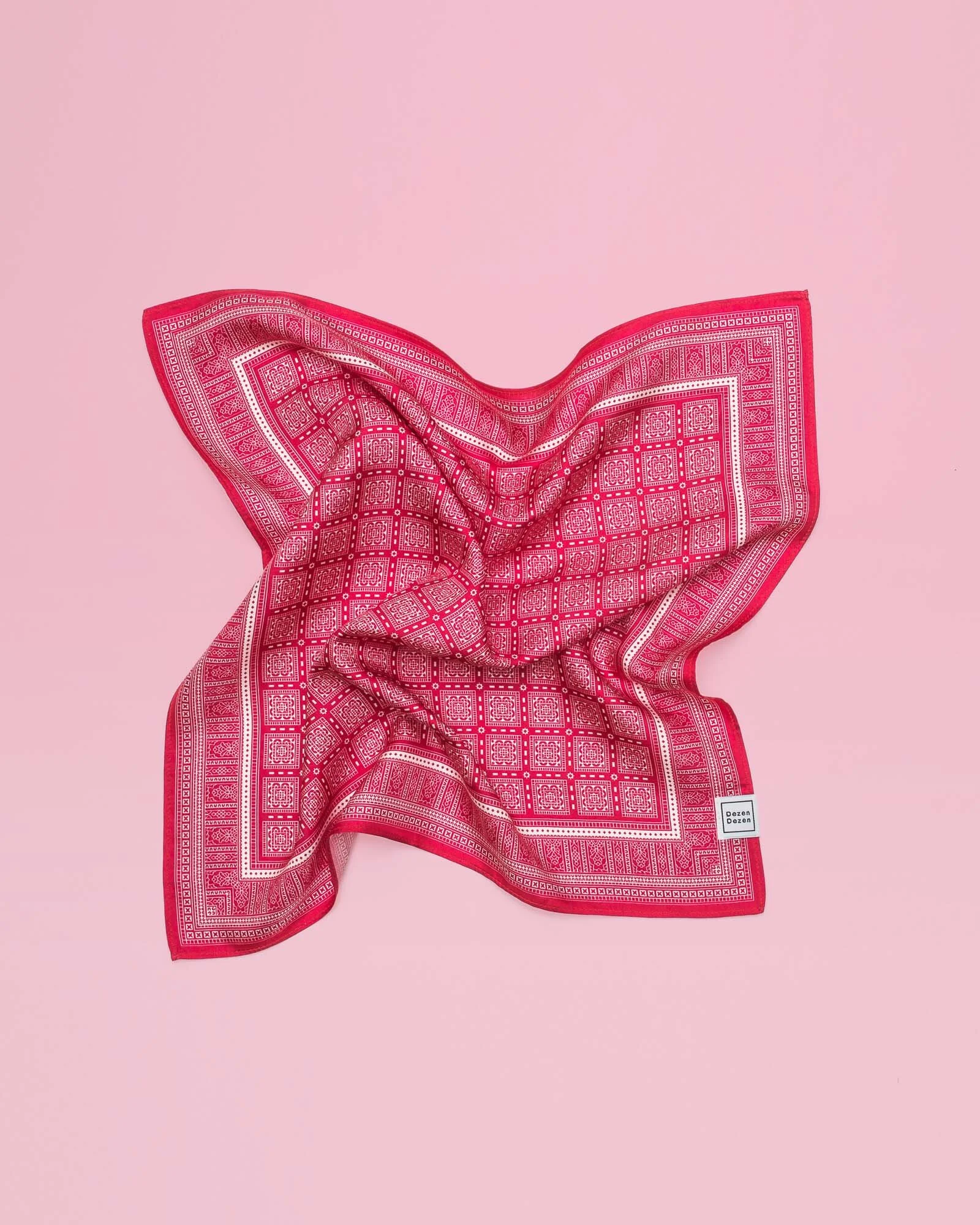 Kerchief Silk Dezen Dezen - pink and white5.jpg
