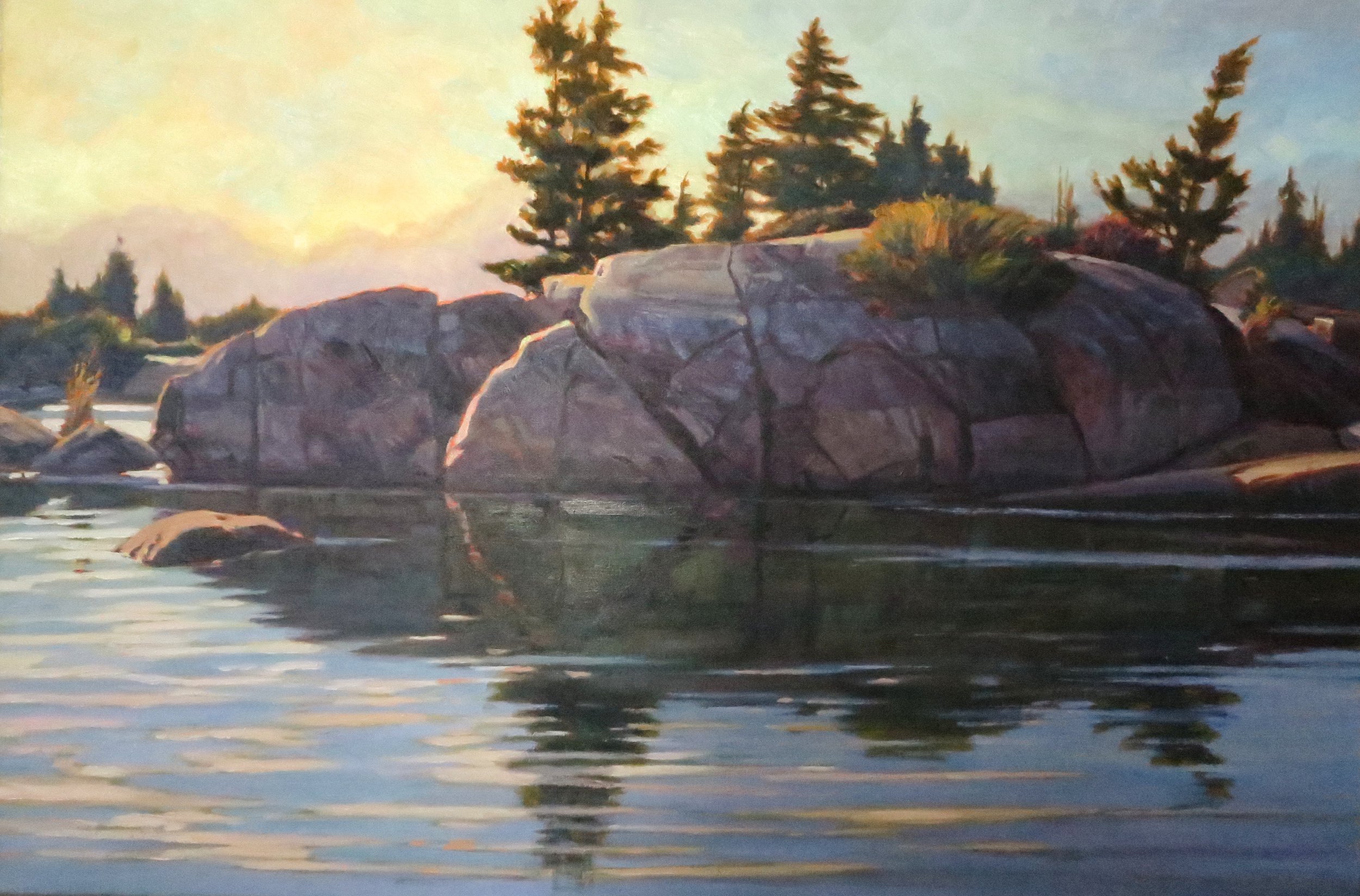  Georgian Bay Solitude,&nbsp;24 x 36, oil 