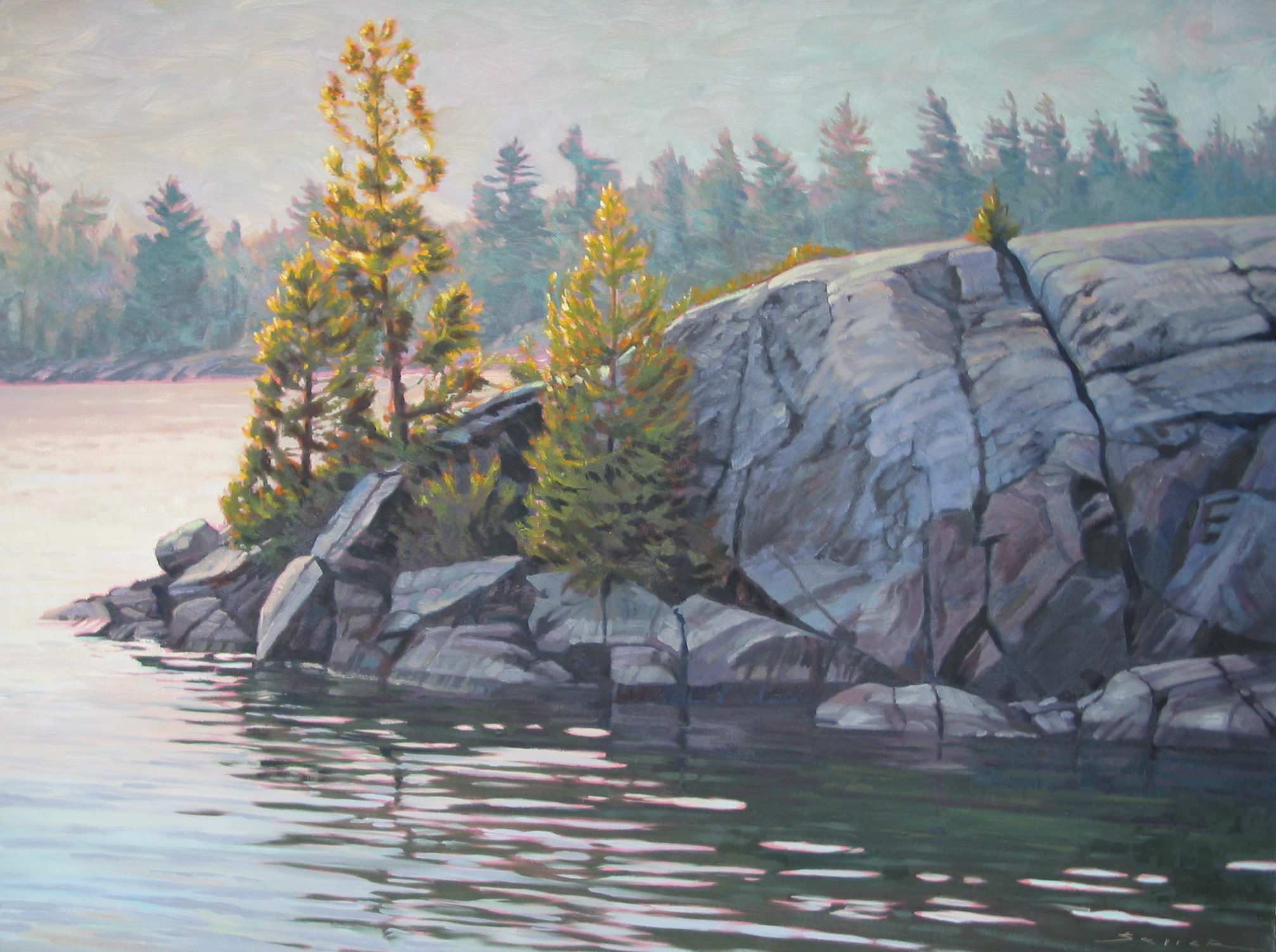  Georgian Bay Patterns,&nbsp;30 x 40, oil 