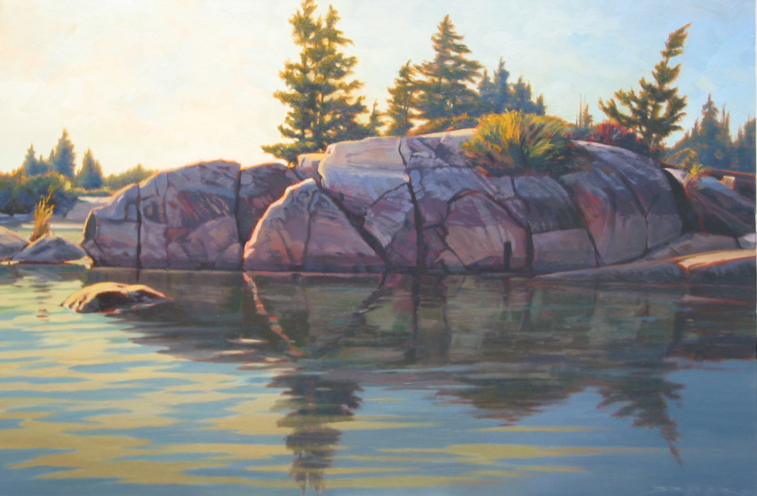  Geo. Bay Solitude,&nbsp;24 x 36, oil 