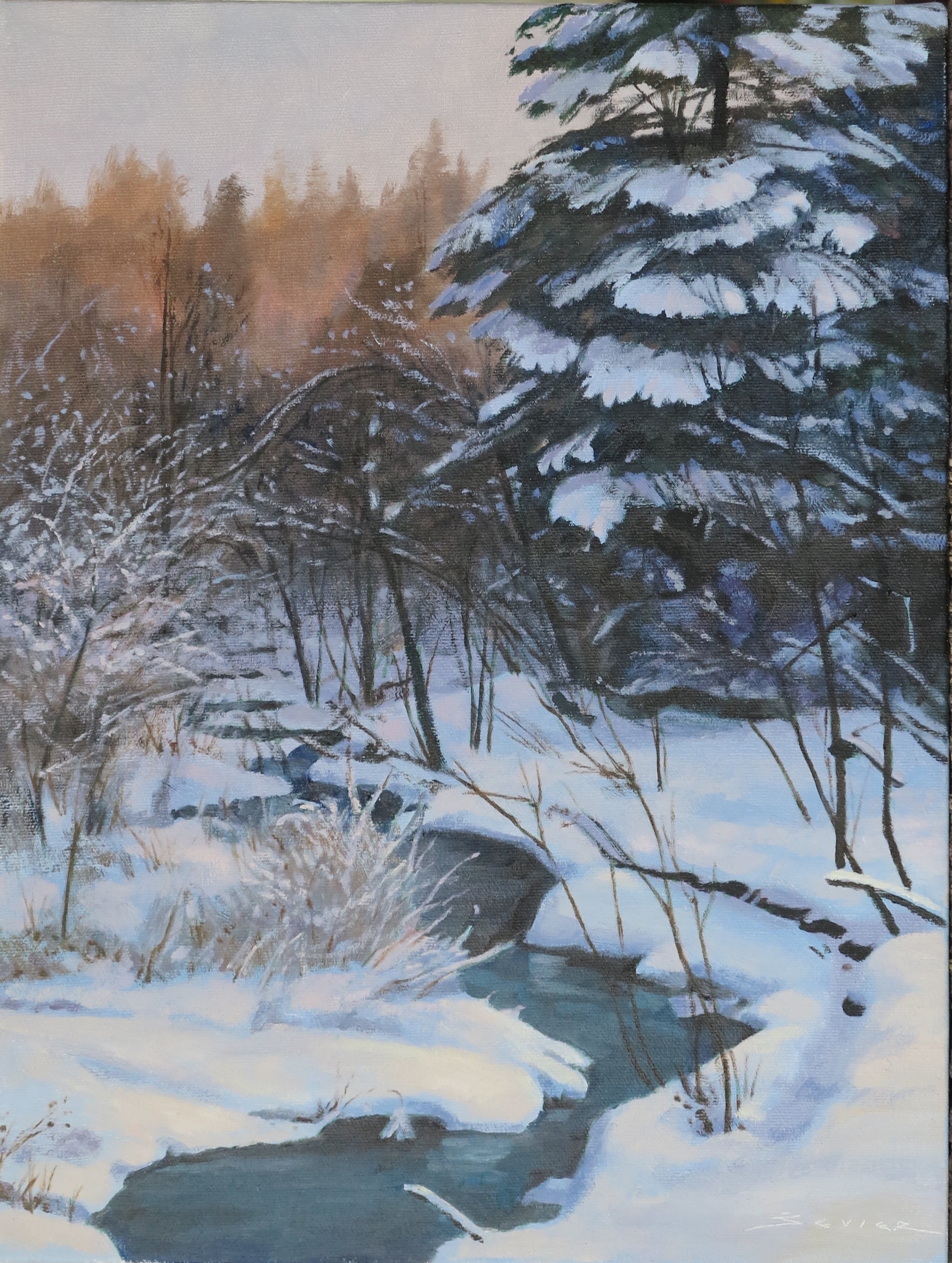  Frosty Morn, 16 x 12, oil 