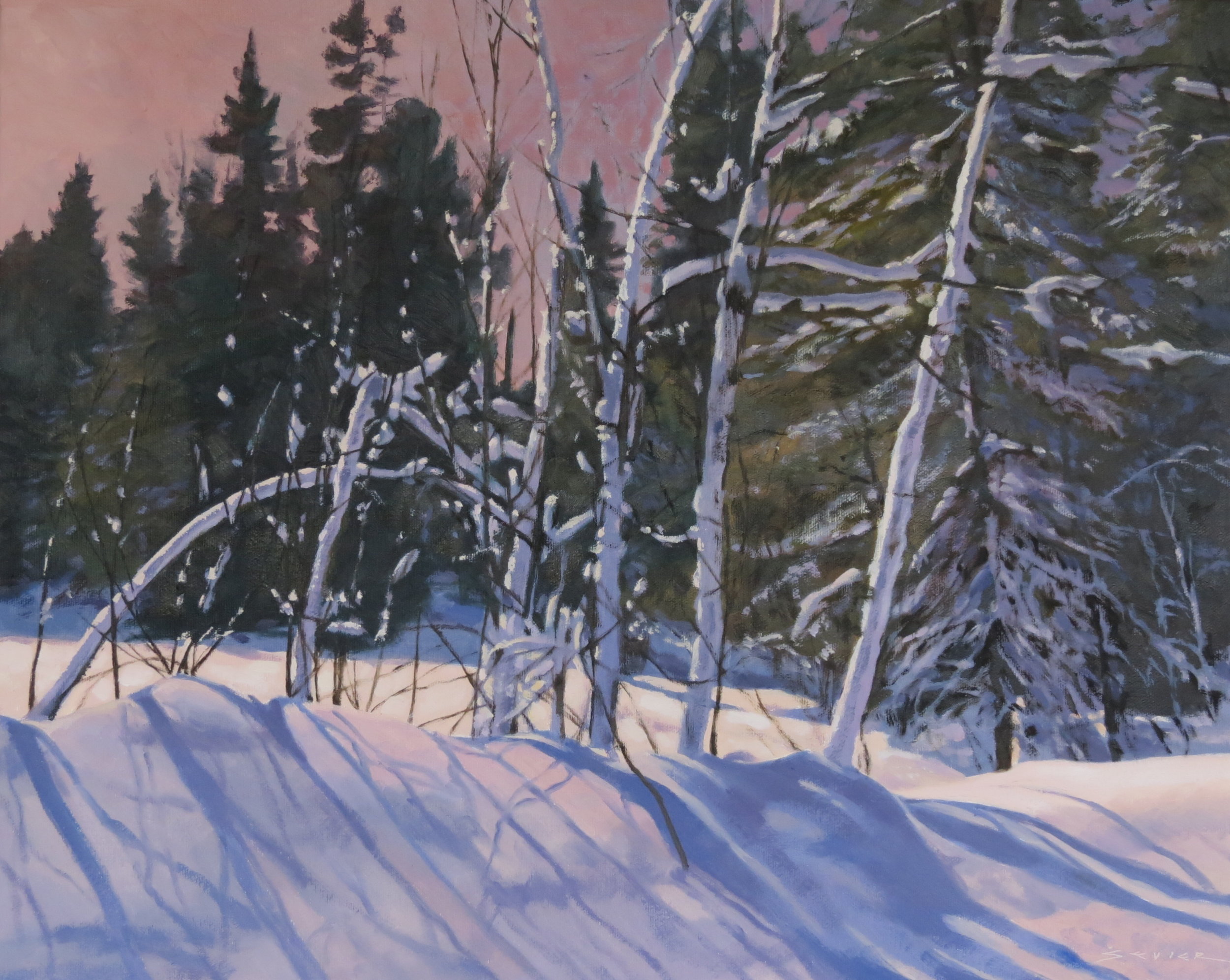  Algonquin-Late Winter Day, 16x 20, oil 