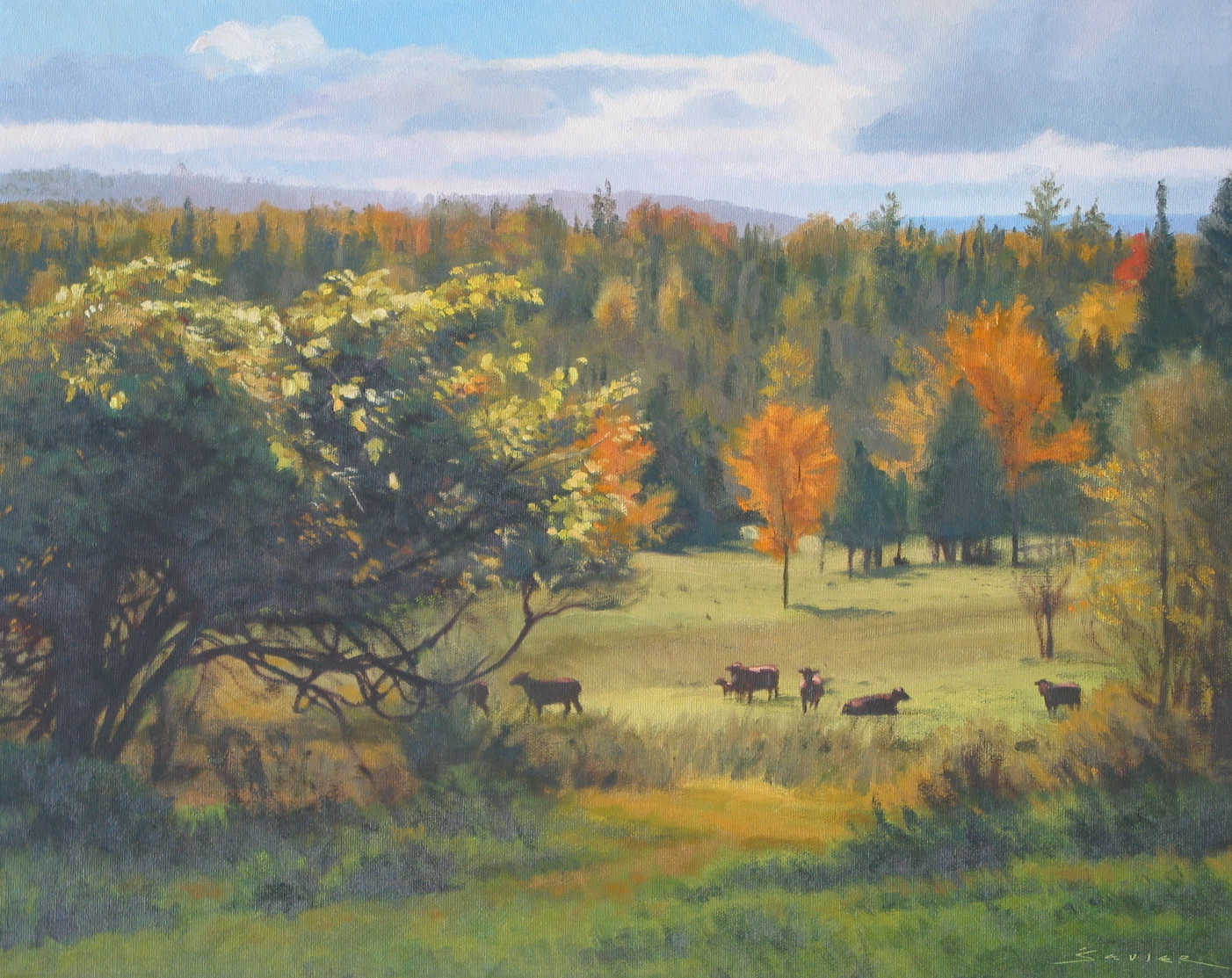  Fall Meadow, 16 x 20, oil 