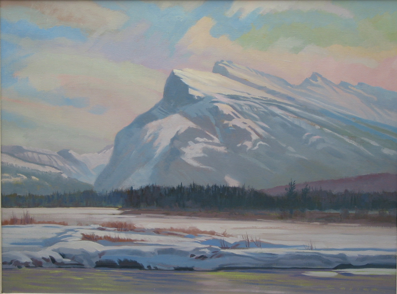  Mount Rundle/Alberta, 24 x 32, oil 