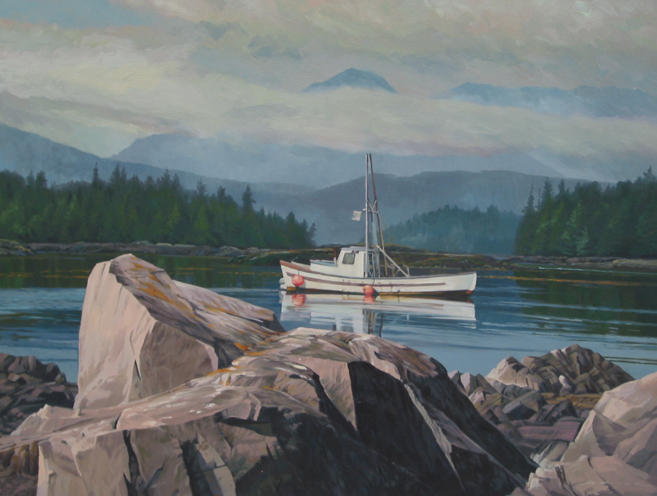  Queen Charlotte Island, 36 x 48, oil 