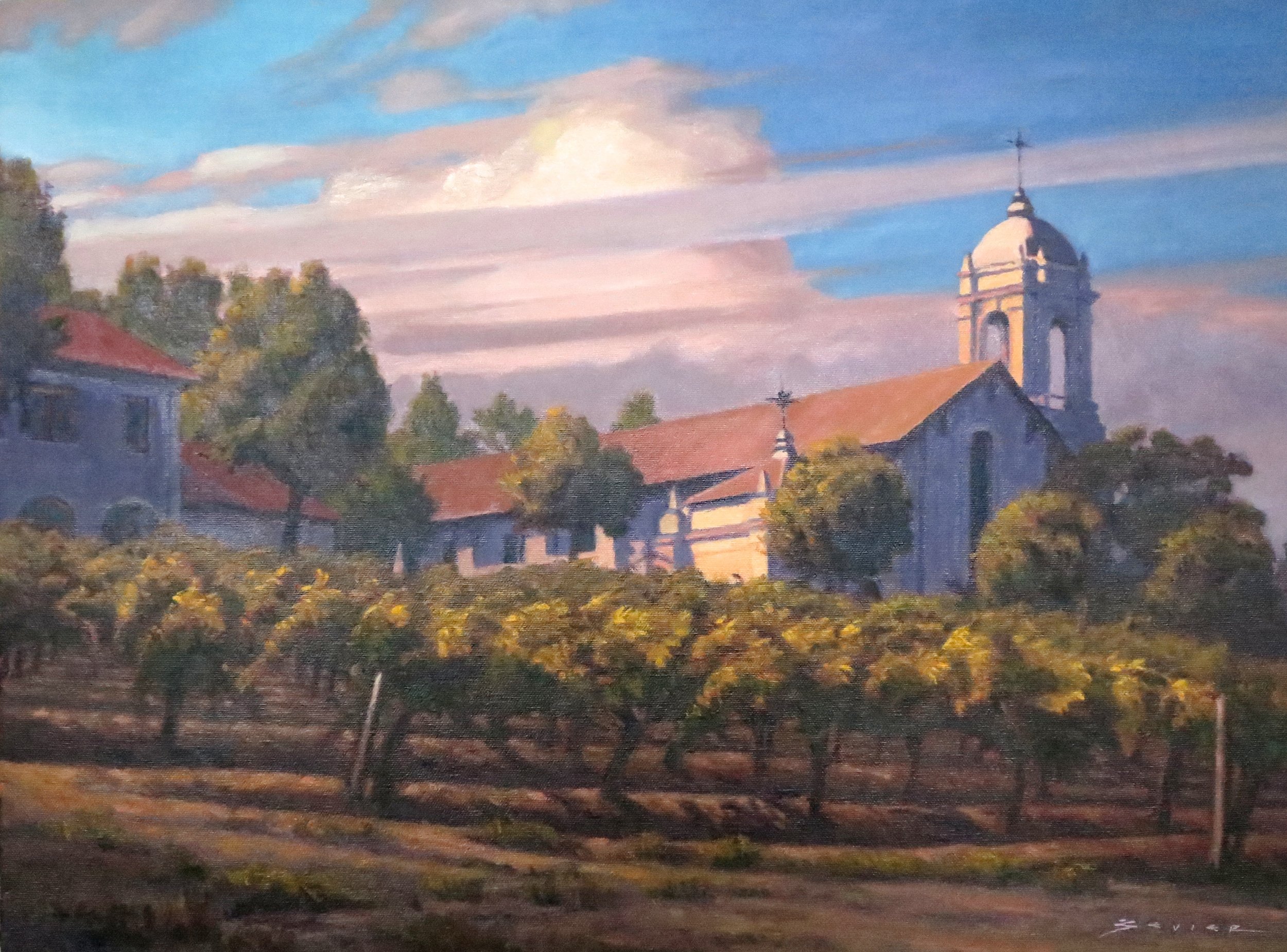  Christian Brothers &amp; Hess, Napa, 18 x24, oil 