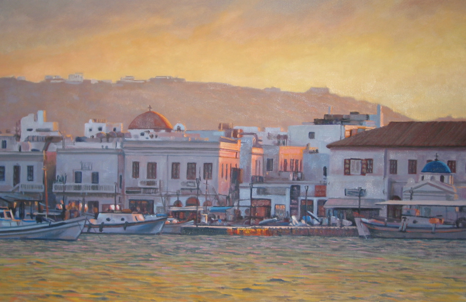  Mykonos, 20 x 30, oil 