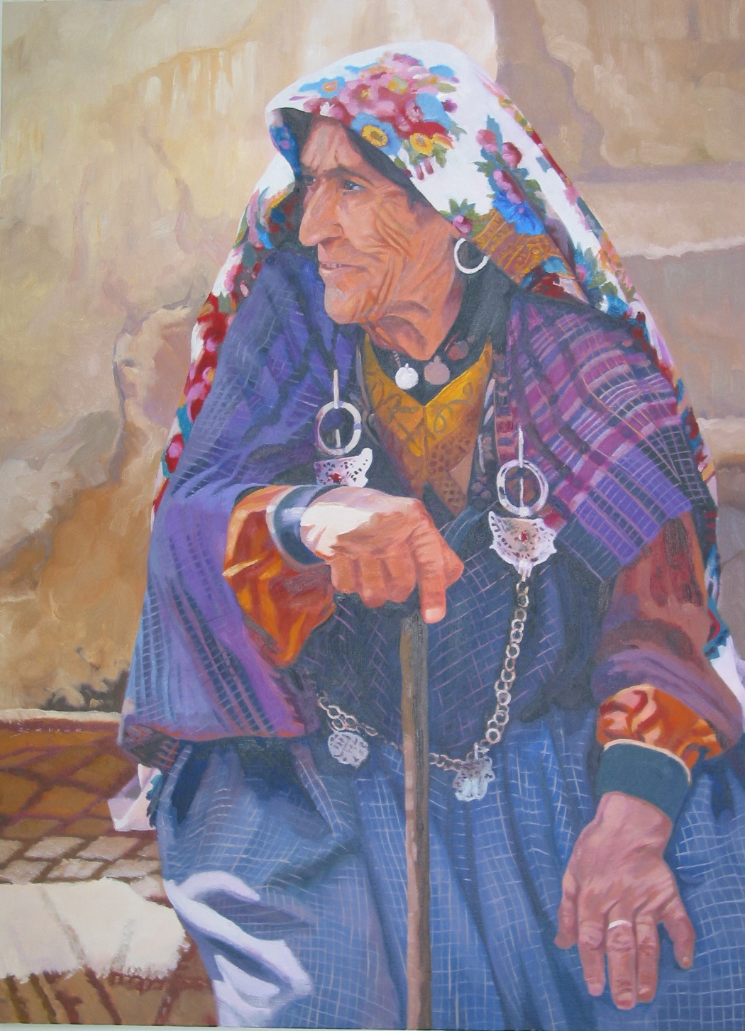  Berber Woman, 30 x 22, oil 