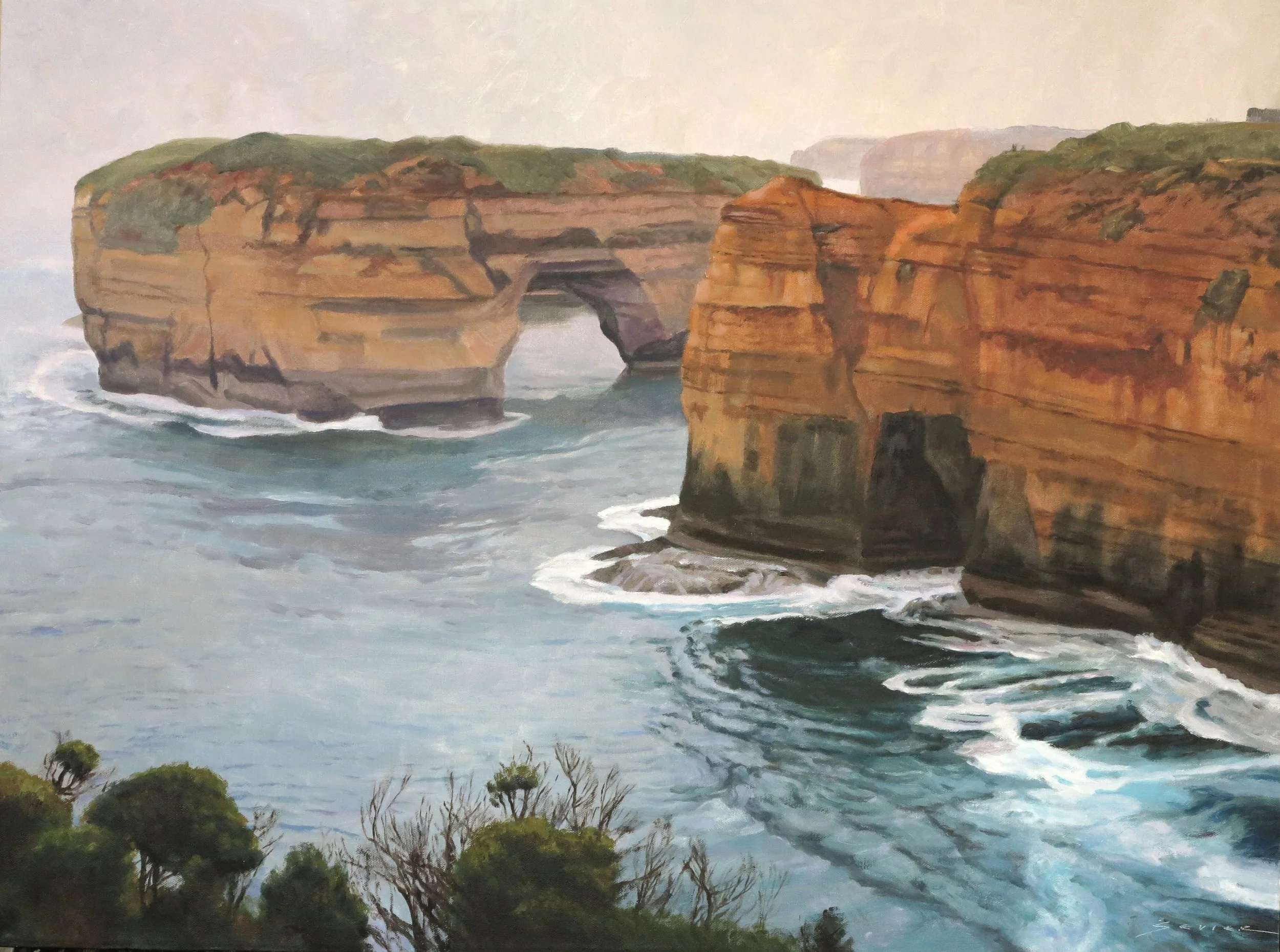  Loch Ard Groge/Australia, 24 x 32, oil 