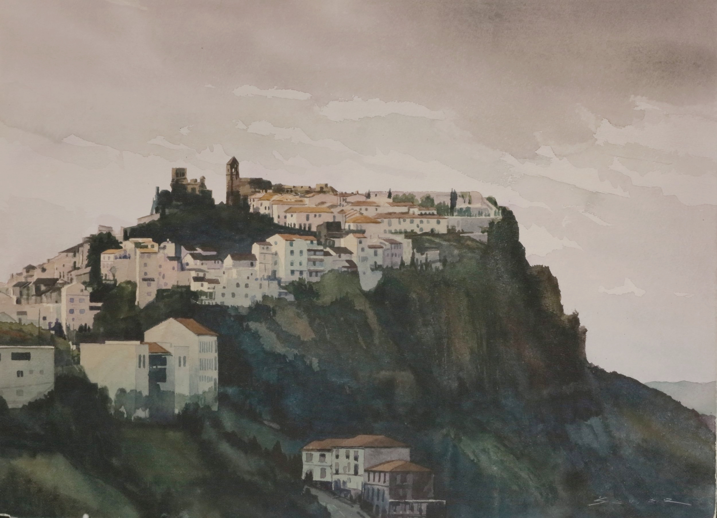  Casares/Spain 22 x 30 watercolour 