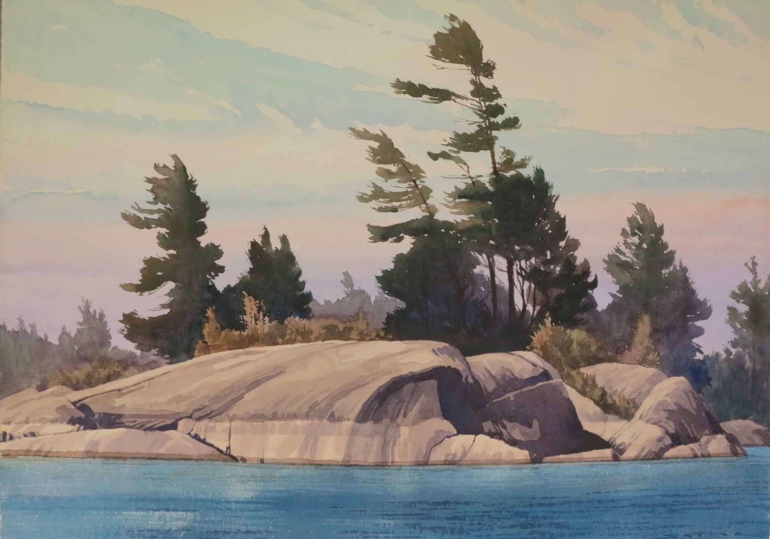  Goergian Pines 29 x 41 watercolour 