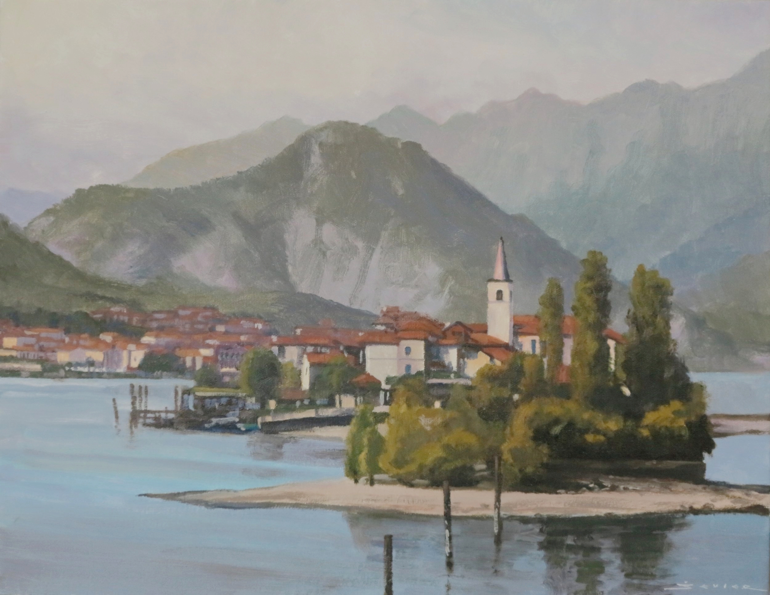  Isola Dei Pescatori/Lake Maggiore Italy, 14 x 18 