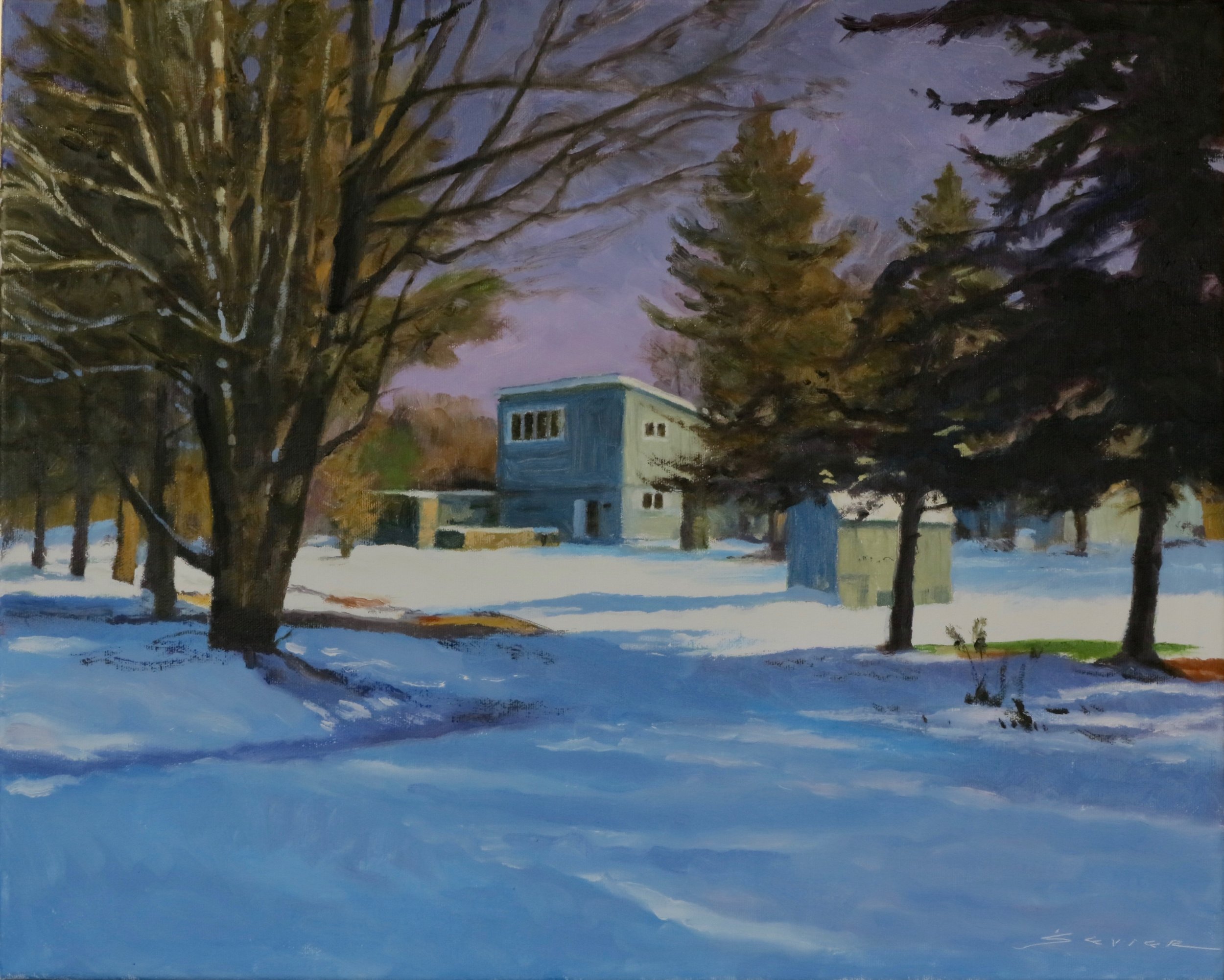 Sevier Studio 16”x 20” oil