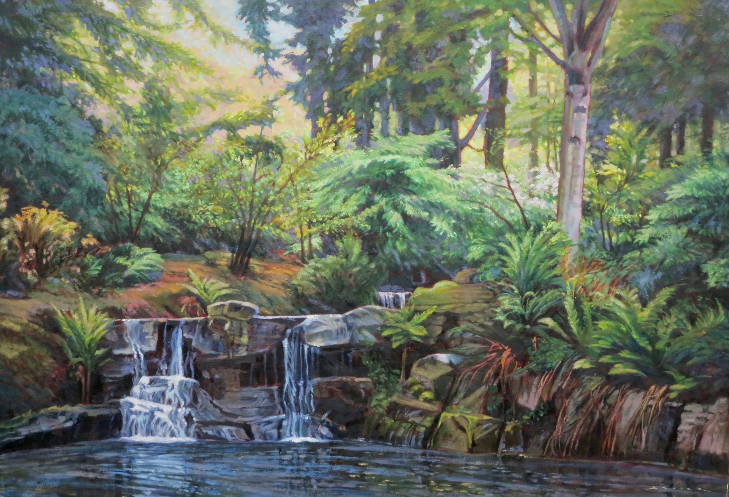  Stanley Park, Vancouver B.C.  38” x 56”  oil 