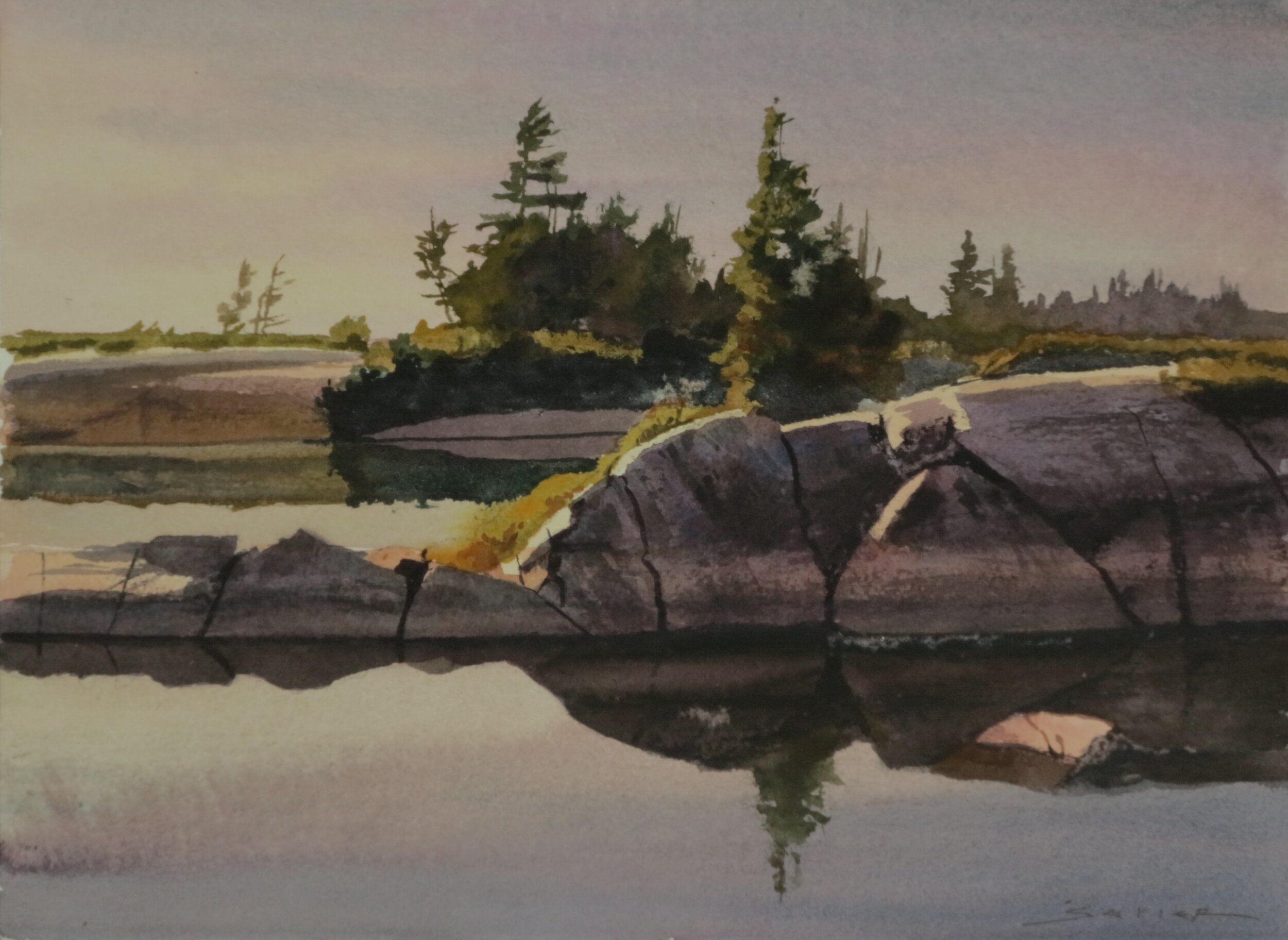 Georgian Bay 11 x 15 Watercolour