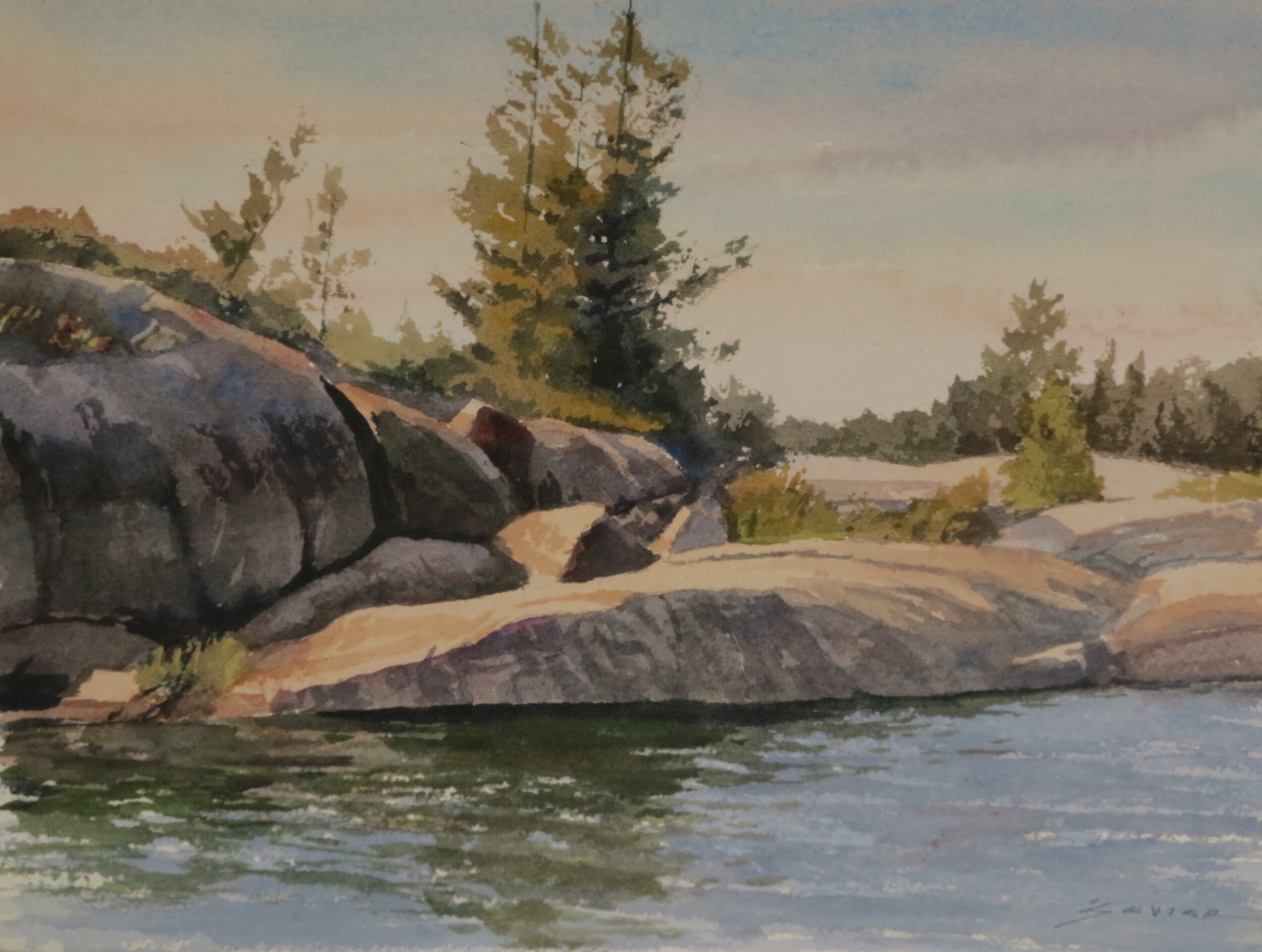 Georgian Bay 11 x 15 Watercolour