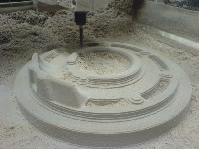Making sand cast molds