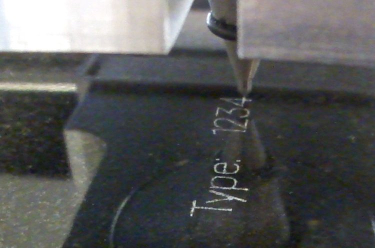 Marking with an Impact Etcher / dot peen tool — CNC STEP USA