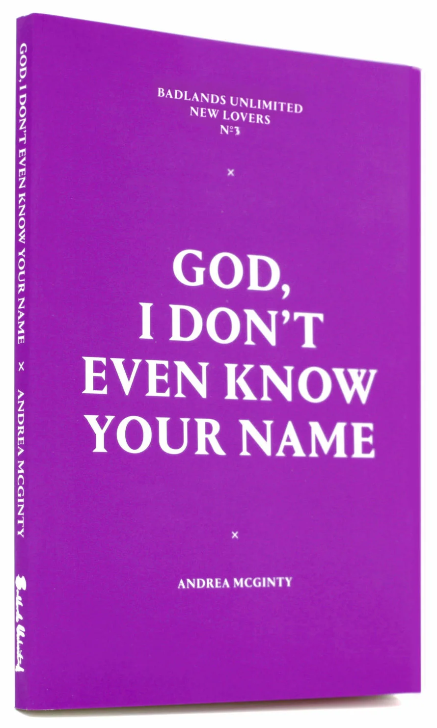 Andrea McGinty, God, I Don't Even Know Your Name (2015)