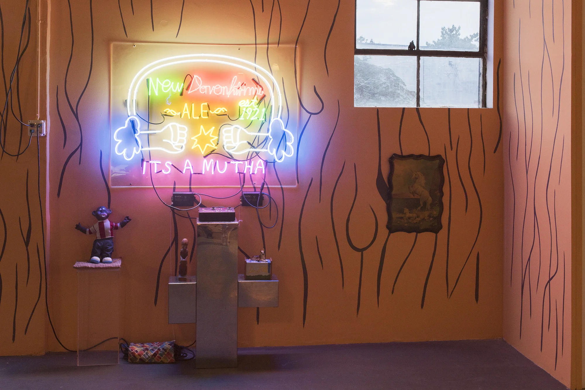 "Jimmy's Thrift of New Davonhaime," installation view. Photo courtesy of the artist. 