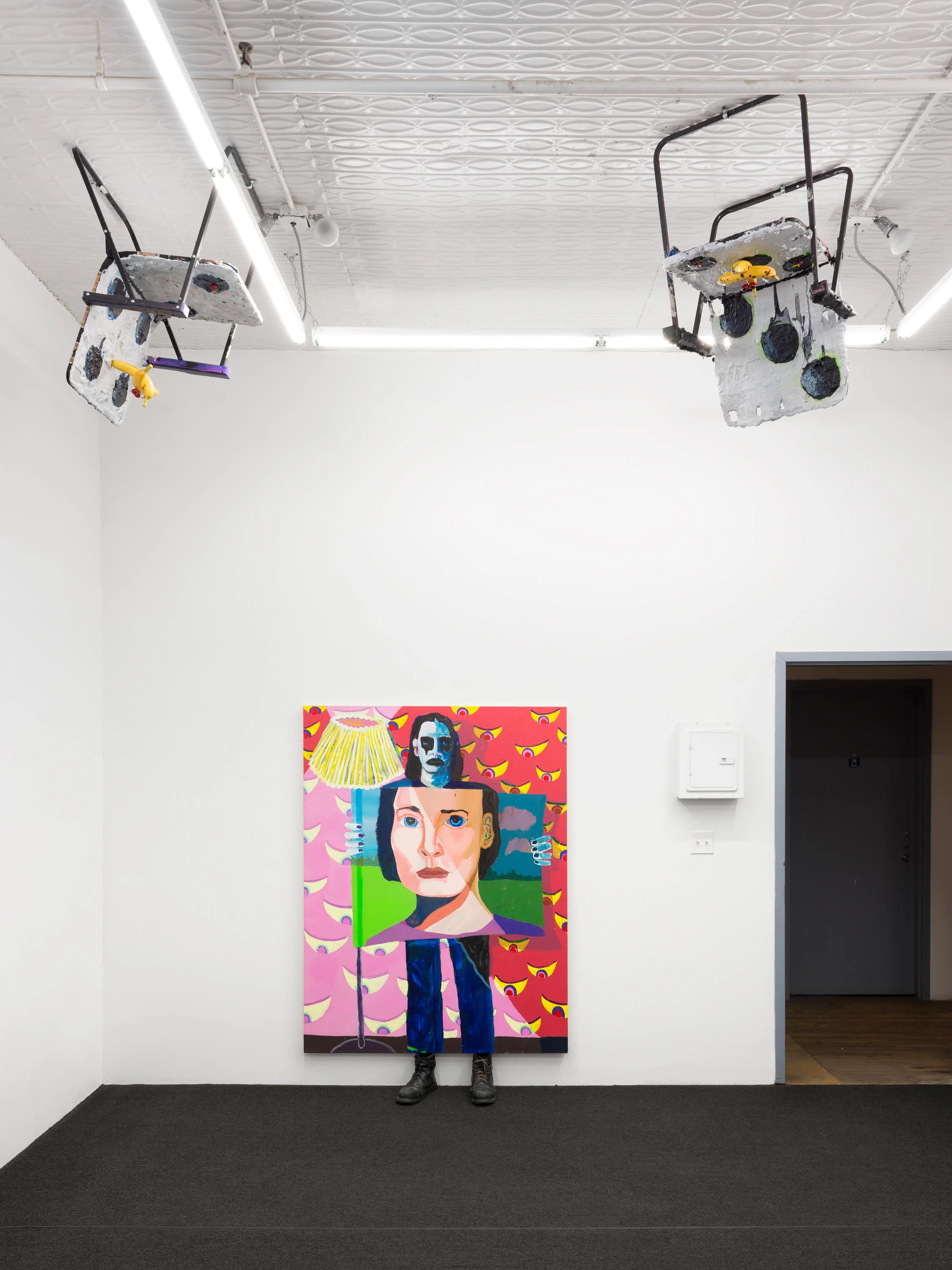 Philip Hinge's "Darkzone Martyrium" at GCA in Brooklyn, 2016.