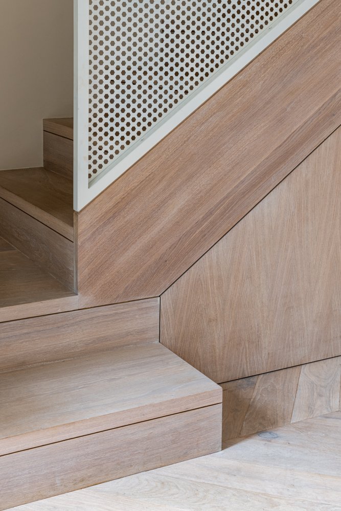 Bespoke staircase in the Lordship Lane entrance hall, East Dulwich
