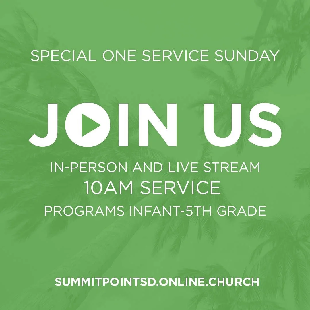 Come early to get a good seat. Annual business meeting after service.