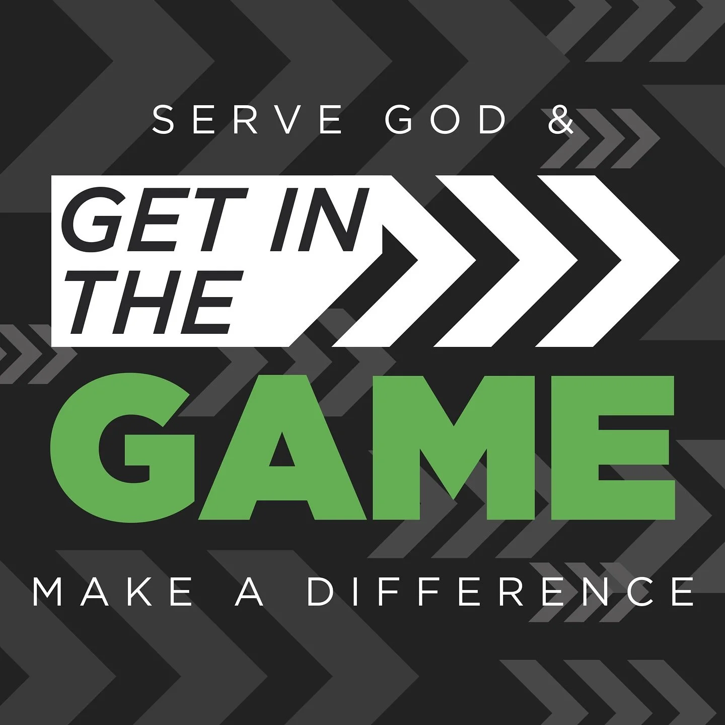 GET IN THE GAME - SERVE GOD &amp; MAKE A DIFFERENCE
3 weeks away 🚀
Launch Weekend &bull; November 2 (One Service Sunday 10AM)
4 Weekends &bull; November 2-23
Are you ready? 💚