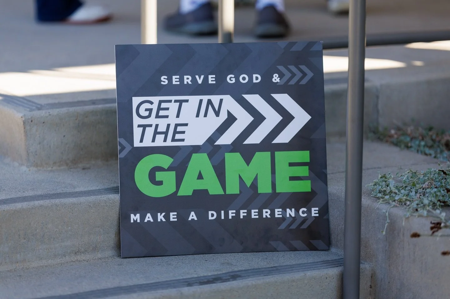 This weekend is our last volunteer push for Get in the Game! Is it time for you to join a ministry team to serve God and make a difference? 💚💯