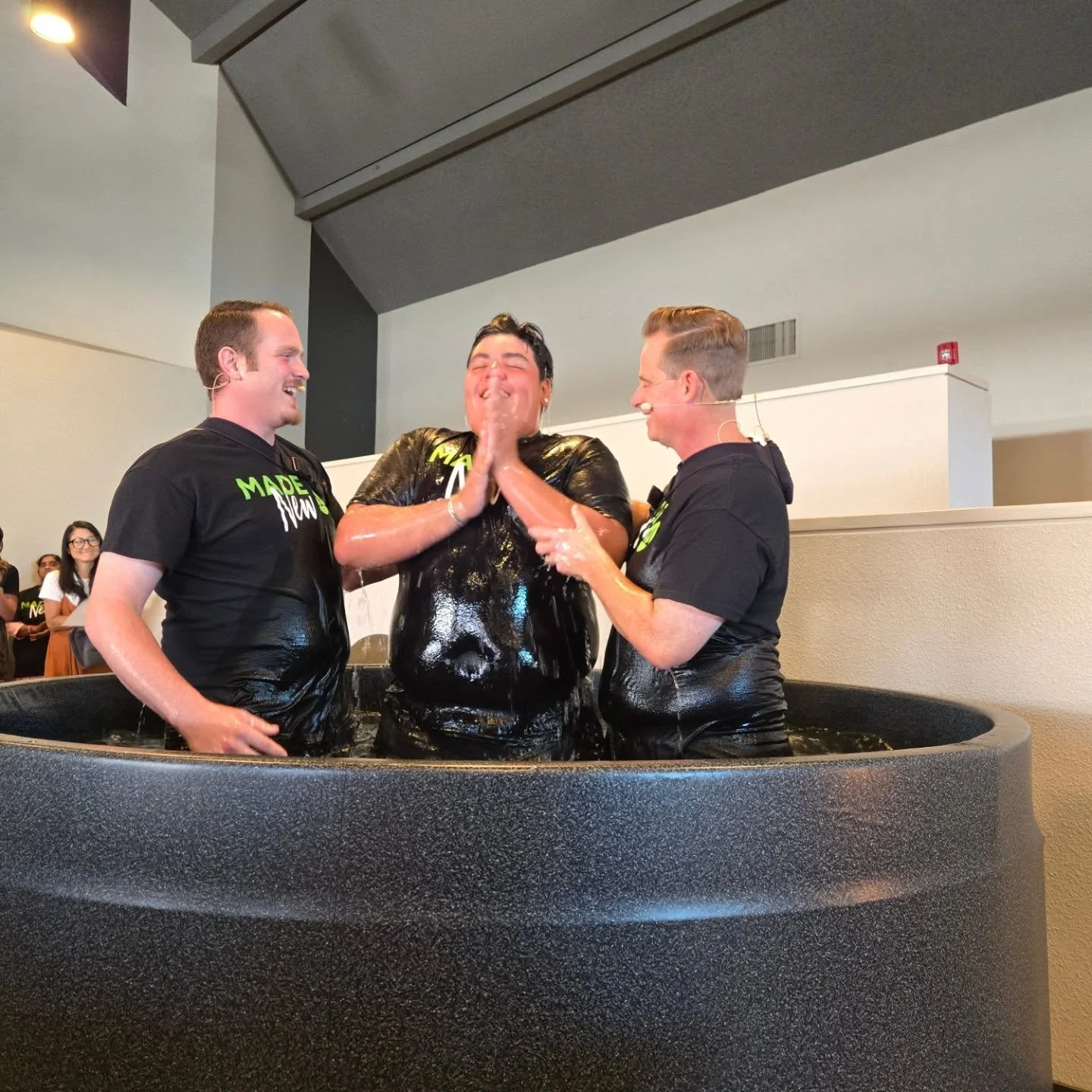 We had the privilege to witness two of our students getting baptized today. God is on the move! Congrats, you guys! 👏🏽