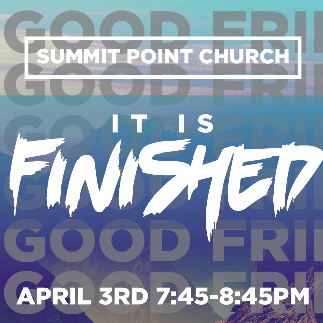 Good Friday Service
April 3rd ~ 7:45pm
Wear dark clothing. Come quietly.
We will think deeply upon the cross.