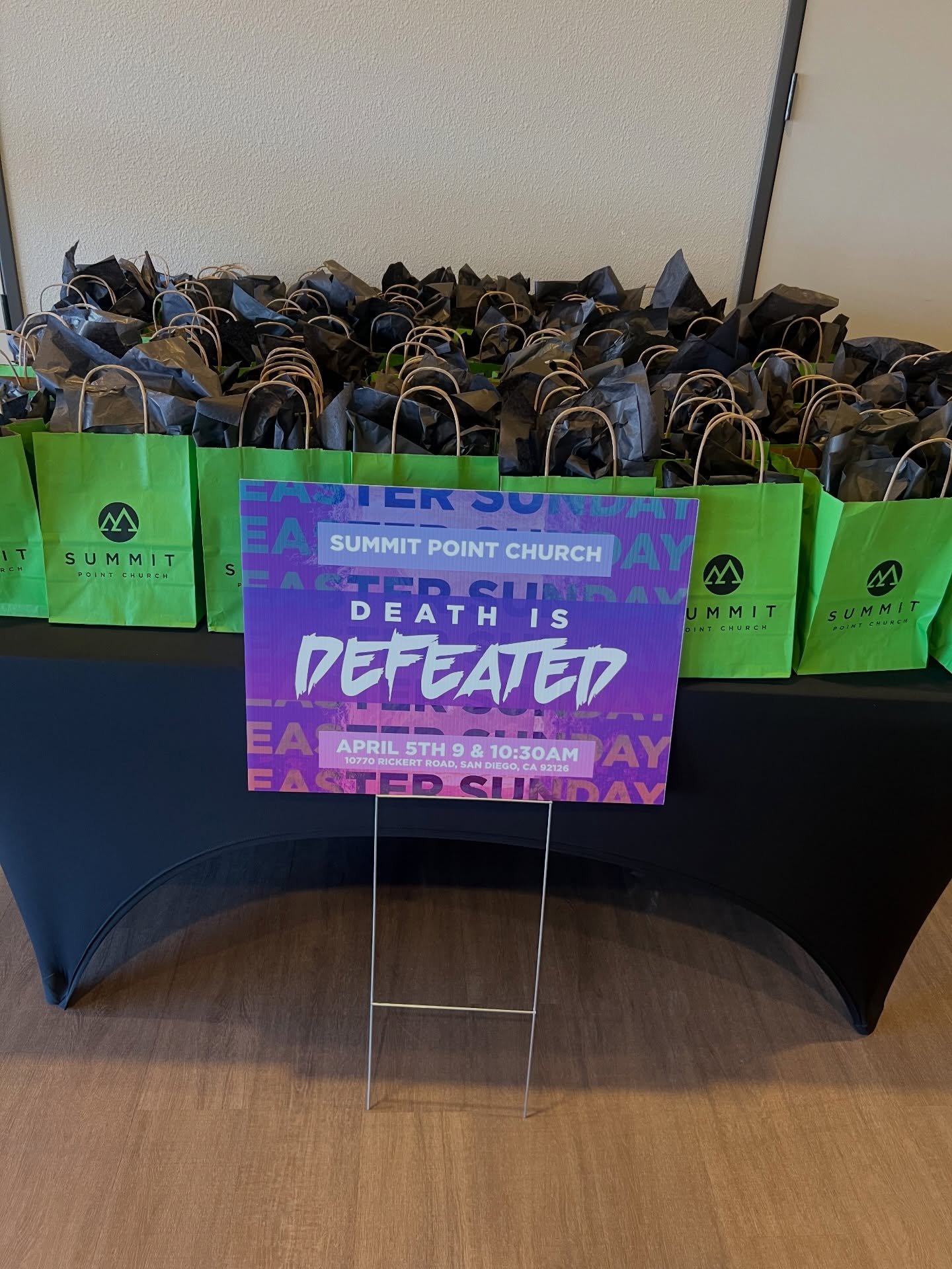 Easter is almost here! Grab your Easter invite bags and yard signs this Sunday. A simple invitation can change someone&rsquo;s life forever!