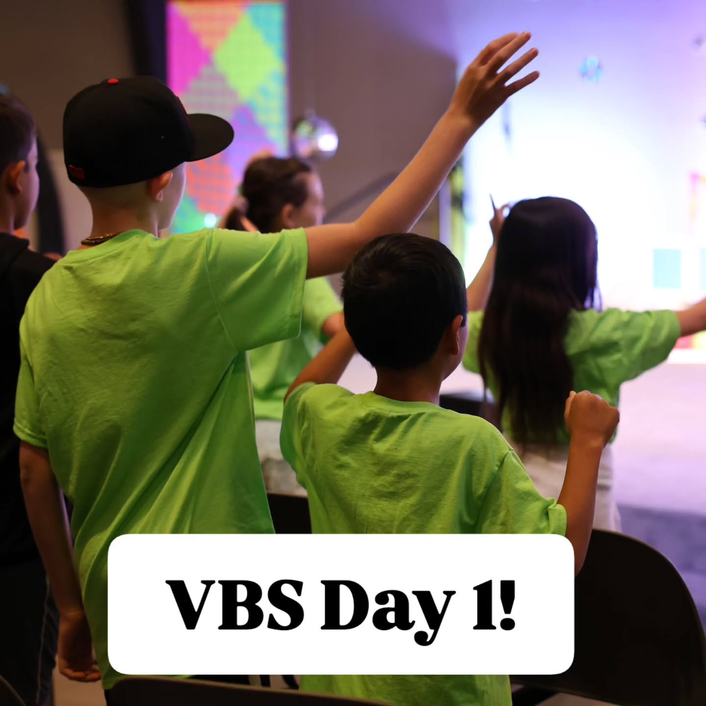 Starting off the week strong! VBS day 1!
