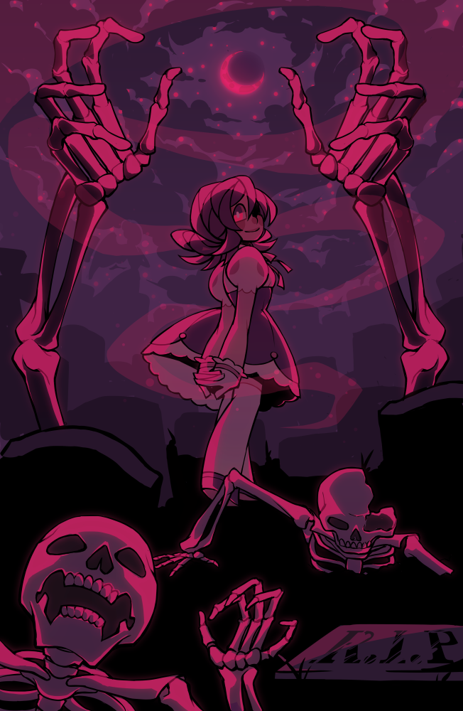 Necromantic (Visual Novel) A light-hearted story of a necromancer trying to gain the affections of a Hero she has a crush on told through the point of view of her long-suffering zombie servant.
