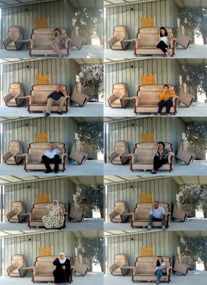 Inas Halabi, Mnemosyne, 2016. Video installation. Courtesy the artist.