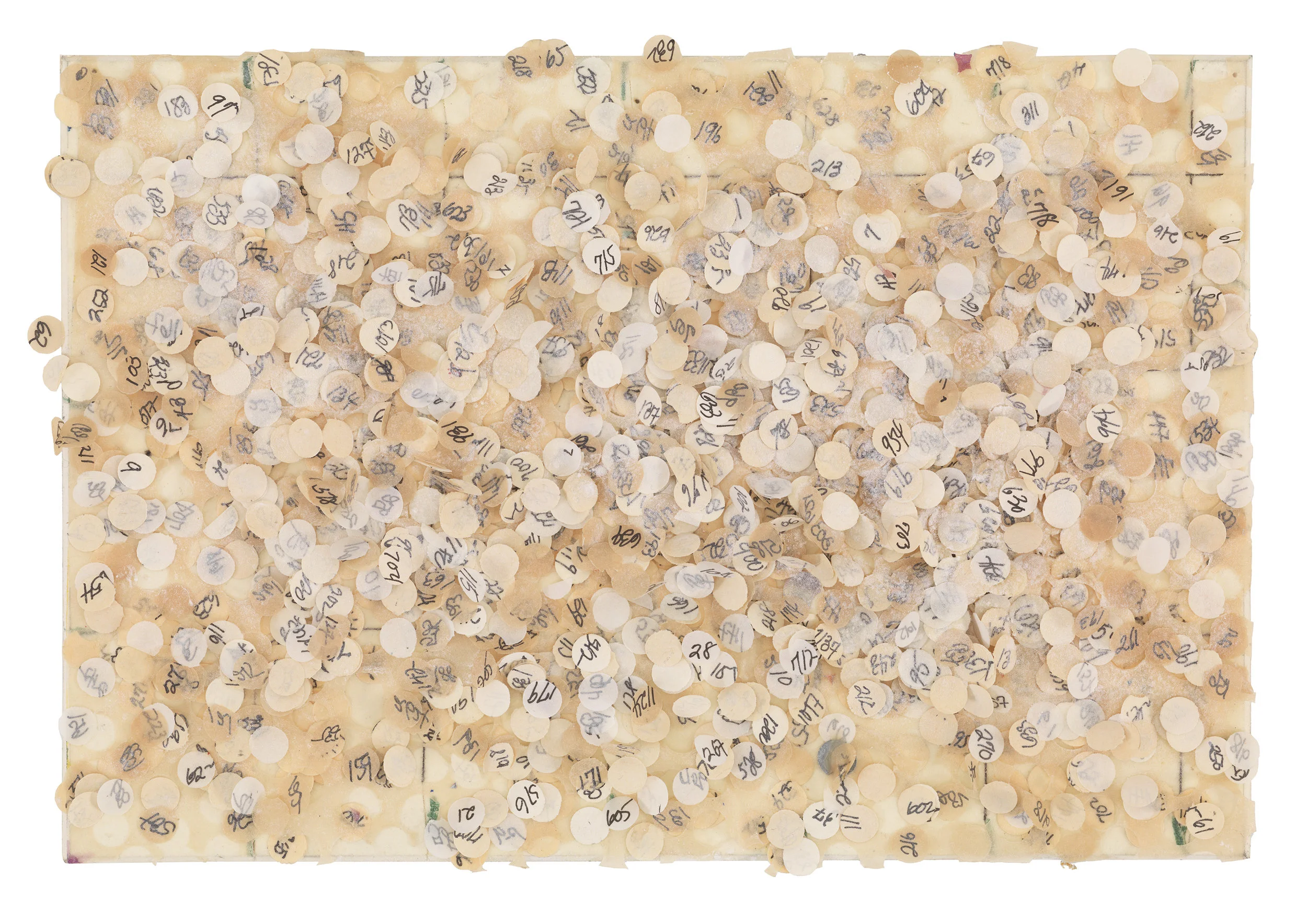 Howardena Pindell, "Untitled #58," 1974 /Collection of James Keith Brown and Eric Diefenbach, New York
