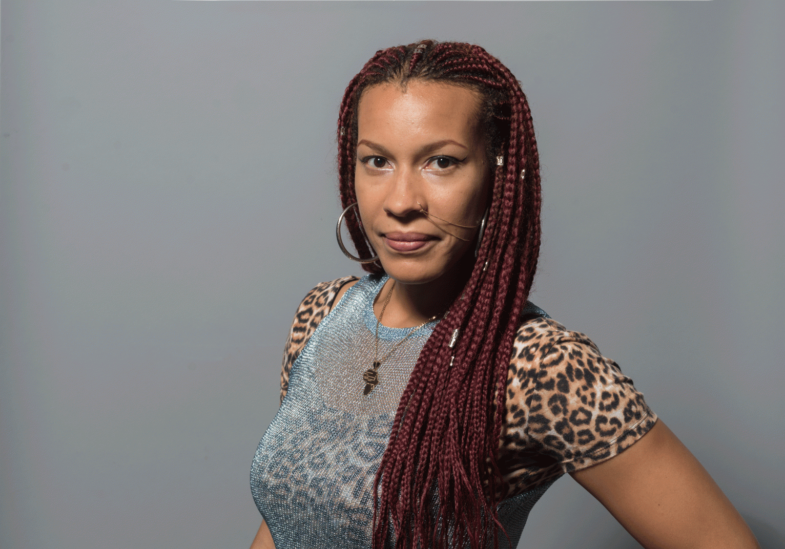 Rashayla Marie Brown, on location at the Zhou B Art Center/Photo: Nathan Keay