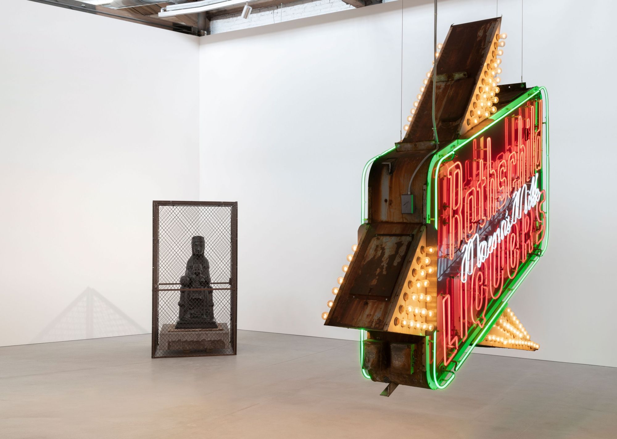 Theaster Gates, installation view of Every Square Needs a Circle , Spring 2019