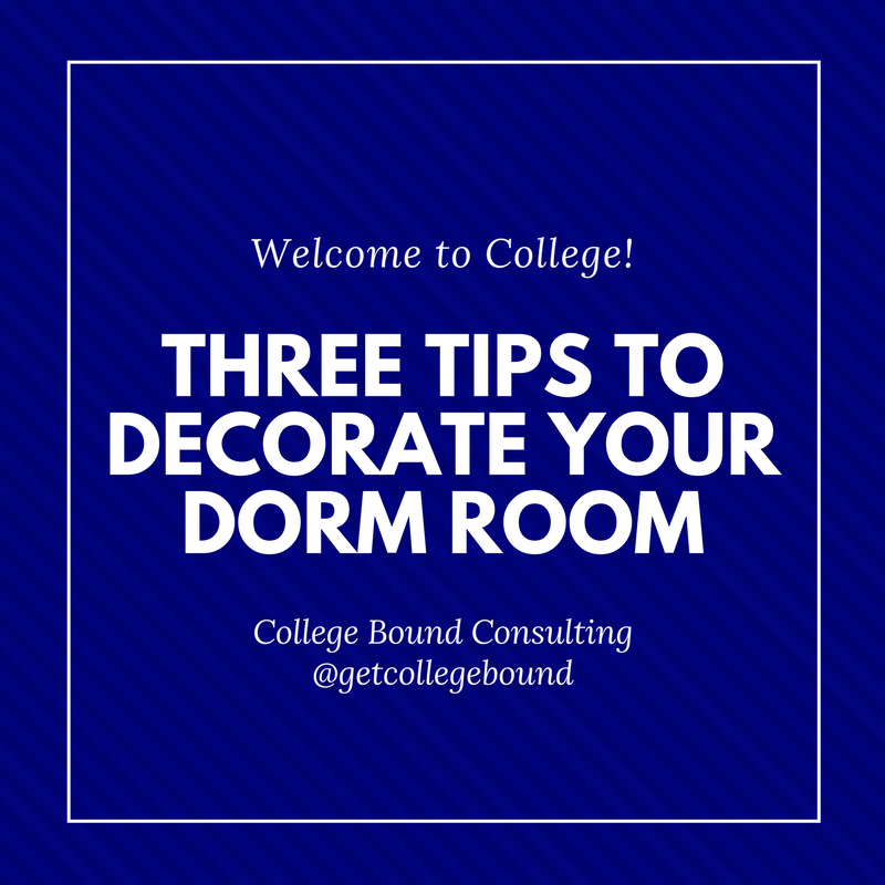 Three Tips to Decorate Your Dorm Room