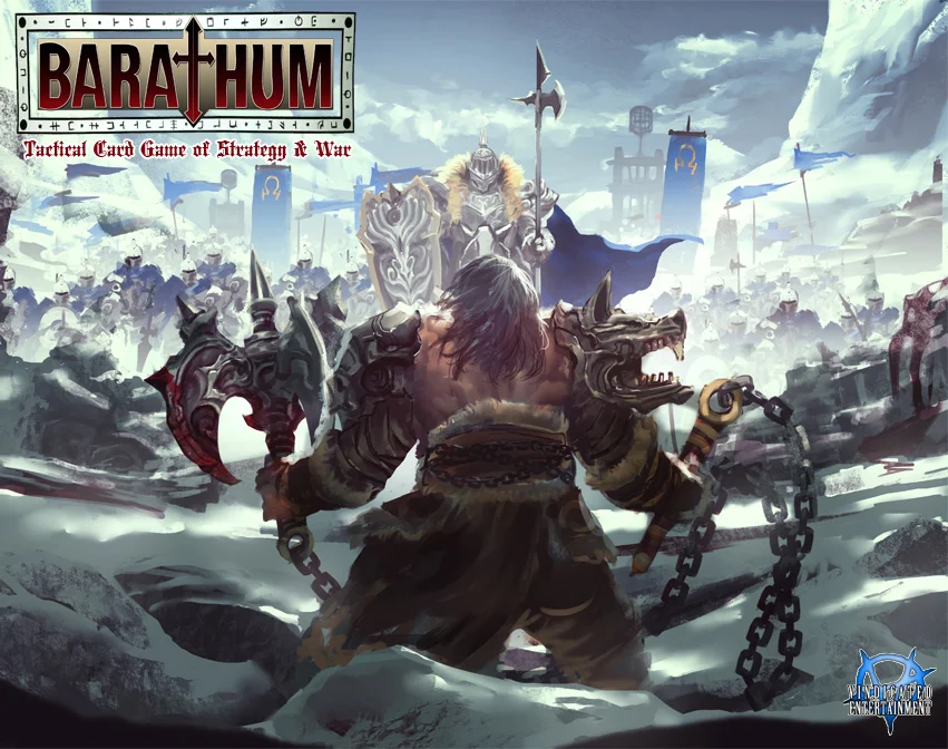 An army of Nathraal march towards the last standing Baktrog on the battlefield.