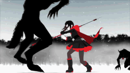 Taken from the first trailer for RWBY. If you think this looks good, the animation only gets better!