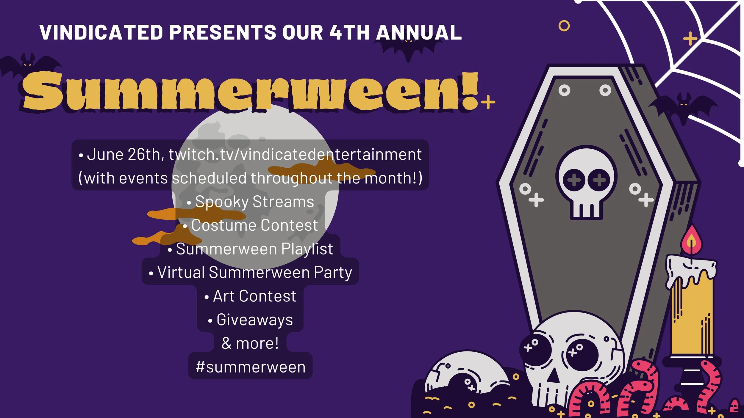 Summerween Twitch Stream!