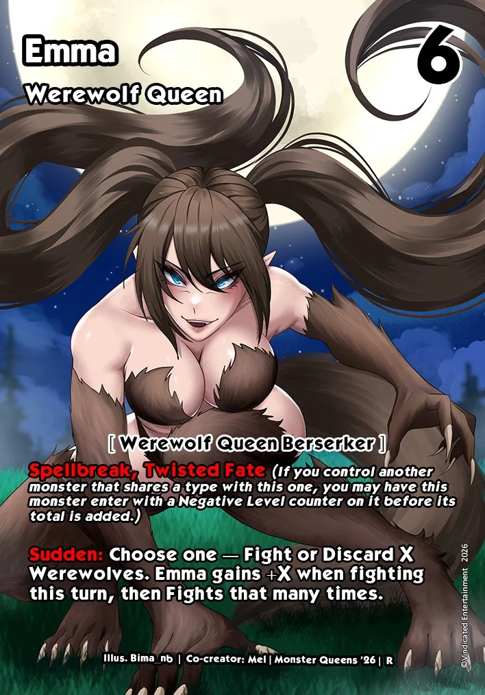 Ghoullotine Card - Emma Werewolf Queen CROPPED.jpg